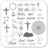 He is Risen (CjS H-32) - CJS Small Stamping Plate